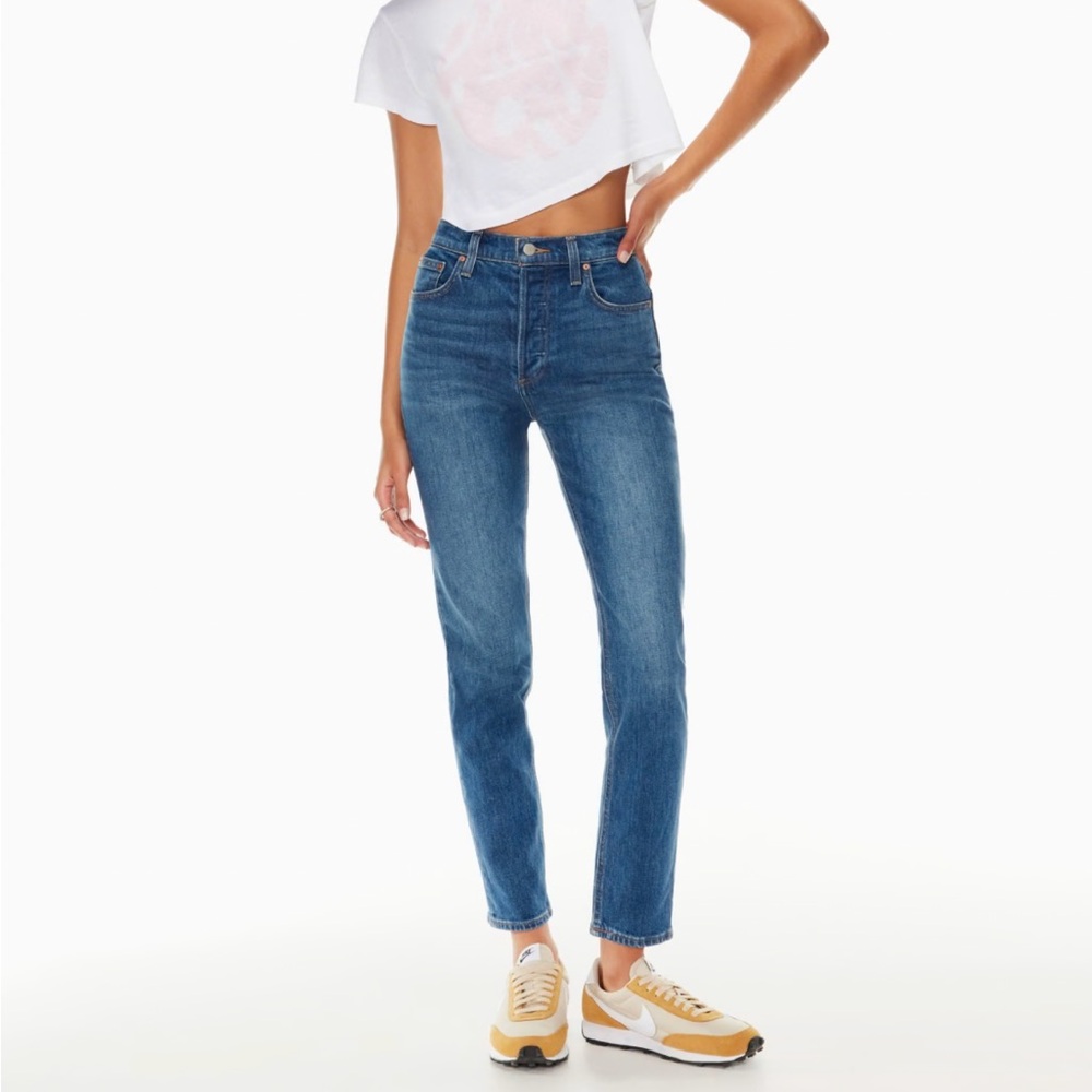 Denim Forum Jeans: THE YOKO HIGH RISE SLIM 28